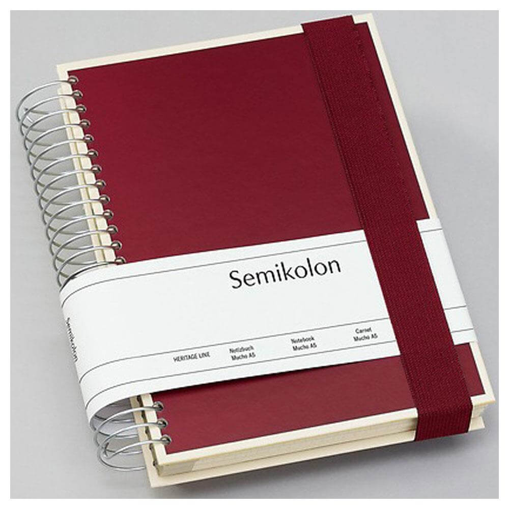 Semikolon Heritage Mucho A5 Spiralbound Notebook